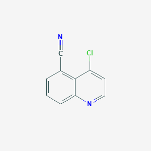 molecular formula C10H5ClN2 B154564 4-氯喹啉-5-碳腈 CAS No. 132586-14-2