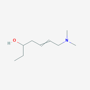 7-(Dimethylamino)hept-5-en-3-ol