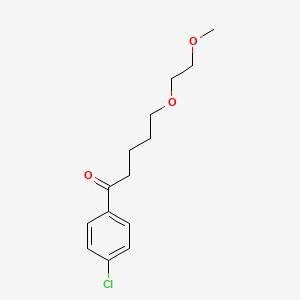 1-(4-Chlorophenyl)-5-(2-methoxyethoxy)pentan-1-one