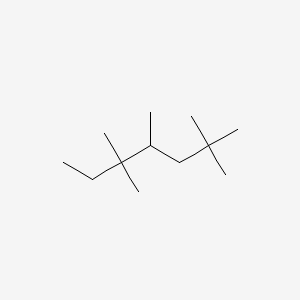 molecular formula C12H26 B15456419 2,2,4,5,5-Pentamethylheptane CAS No. 62199-63-7