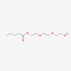 molecular formula C11H22O5 B15456428 2-[2-(2-Hydroxyethoxy)ethoxy]ethyl pentanoate CAS No. 62304-82-9