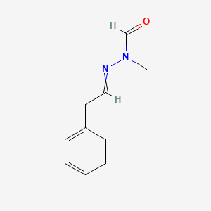 Hydrazinecarboxaldehyde, methyl(2-phenylethylidene)-