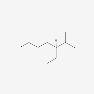 molecular formula C11H24 B15456460 3-Ethyl-2,6-dimethylheptane CAS No. 61868-30-2