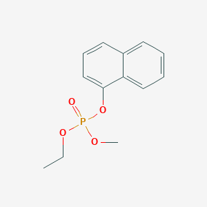 molecular formula C13H15O4P B15456493 Ethyl methyl naphthalen-1-yl phosphate CAS No. 61911-61-3