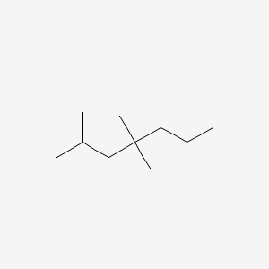 molecular formula C12H26 B15456538 2,3,4,4,6-Pentamethylheptane CAS No. 62199-71-7