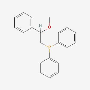 molecular formula C21H21OP B15456545 (2-Methoxy-2-phenylethyl)(diphenyl)phosphane CAS No. 61733-50-4