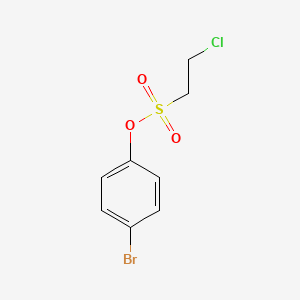 molecular formula C8H8BrClO3S B15456547 4-Bromophenyl 2-chloroethane-1-sulfonate CAS No. 61980-92-5