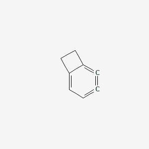 molecular formula C8H6 B15456588 Bicyclo[4.2.0]octa-1(6),2-dien-4-yne CAS No. 62107-90-8