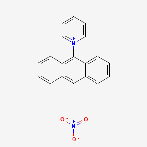 molecular formula C19H14N2O3 B15456597 1-(Anthracen-9-yl)pyridin-1-ium nitrate CAS No. 61865-09-6