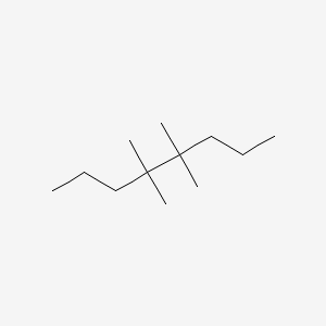 molecular formula C12H26 B15456602 4,4,5,5-Tetramethyloctane CAS No. 62185-22-2