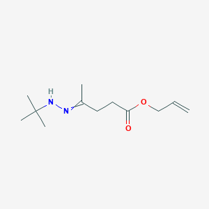 molecular formula C12H22N2O2 B15456625 Prop-2-en-1-yl 4-(2-tert-butylhydrazinylidene)pentanoate CAS No. 62204-44-8