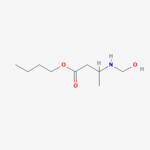 Butyl 3-[(hydroxymethyl)amino]butanoate