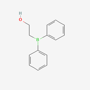 2-(Diphenylboranyl)ethan-1-ol