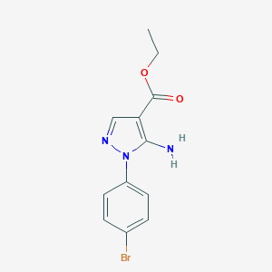B154567 ethyl 5-amino-1-(4-bromophenyl)-1H-pyrazole-4-carboxylate CAS No. 138907-71-8