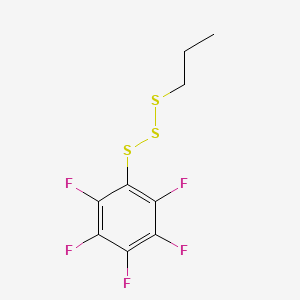 1-(Pentafluorophenyl)-3-propyltrisulfane