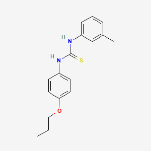 N-(3-Methylphenyl)-N'-(4-propoxyphenyl)thiourea