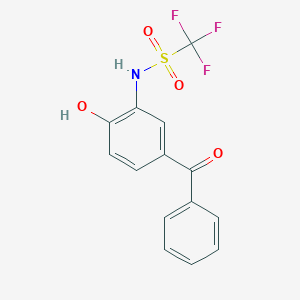 N-(5-Benzoyl-2-hydroxyphenyl)-1,1,1-trifluoromethanesulfonamide