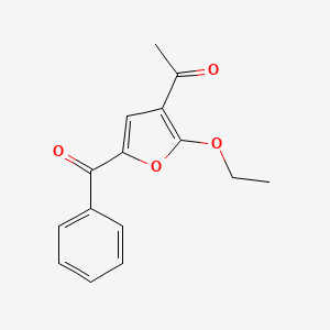 1-(5-Benzoyl-2-ethoxyfuran-3-yl)ethan-1-one