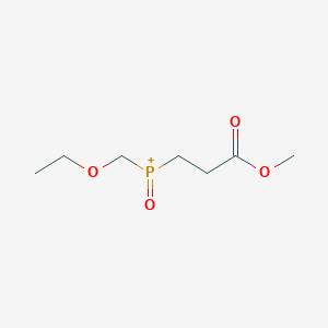 (Ethoxymethyl)(3-methoxy-3-oxopropyl)oxophosphanium