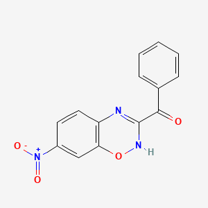 (7-Nitro-2H-1,2,4-benzoxadiazin-3-yl)(phenyl)methanone