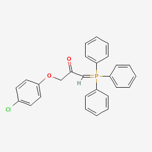 1-(4-Chlorophenoxy)-3-(triphenyl-lambda~5~-phosphanylidene)propan-2-one