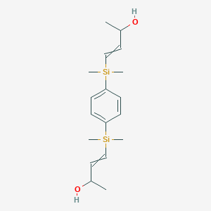 4,4'-[1,4-Phenylenebis(dimethylsilanediyl)]di(but-3-en-2-ol)