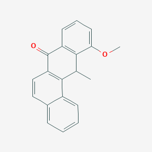 molecular formula C20H16O2 B15457027 11-Methoxy-12-methyltetraphen-7(12H)-one CAS No. 62064-49-7