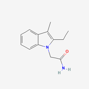 2-(2-Ethyl-3-methyl-1H-indol-1-yl)acetamide