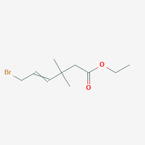 Ethyl 6-bromo-3,3-dimethylhex-4-enoate