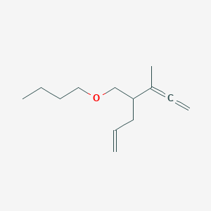 molecular formula C13H22O B15457082 4-(Butoxymethyl)-3-methylhepta-1,2,6-triene CAS No. 61753-61-5