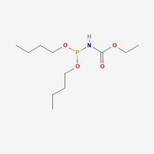 molecular formula C11H24NO4P B15457092 Ethyl (dibutoxyphosphanyl)carbamate CAS No. 61670-41-5