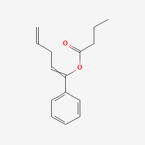 1-Phenylpenta-1,4-dien-1-yl butanoate