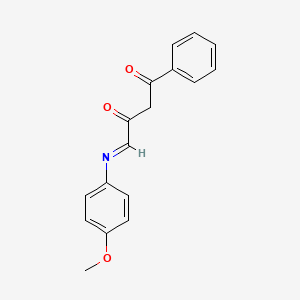 (4E)-4-[(4-Methoxyphenyl)imino]-1-phenylbutane-1,3-dione