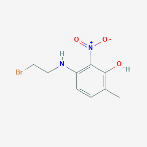 3-[(2-Bromoethyl)amino]-6-methyl-2-nitrophenol