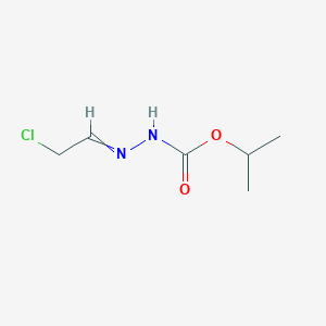 molecular formula C6H11ClN2O2 B15457125 Propan-2-yl 2-(2-chloroethylidene)hydrazine-1-carboxylate CAS No. 62105-89-9