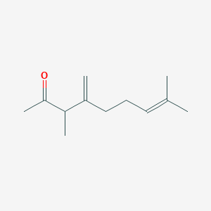 molecular formula C12H20O B15457215 3,8-Dimethyl-4-methylidenenon-7-EN-2-one CAS No. 61685-58-3