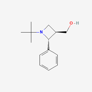 [(2R,3R)-1-tert-butyl-2-phenylazetidin-3-yl]methanol