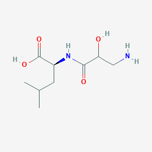 N-(3-Amino-2-hydroxypropanoyl)-L-leucine