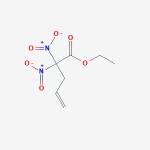 molecular formula C7H10N2O6 B15457350 Ethyl 2,2-dinitropent-4-enoate CAS No. 62116-14-7