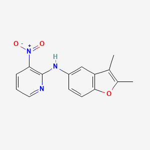 N-(2,3-Dimethyl-1-benzofuran-5-yl)-3-nitropyridin-2-amine