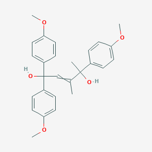 1,1,4-Tris(4-methoxyphenyl)-3-methylpent-2-ene-1,4-diol