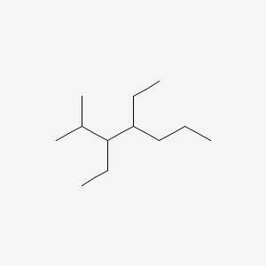 molecular formula C12H26 B15457484 3,4-Diethyl-2-methylheptane CAS No. 62198-91-8