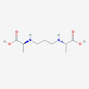 (2S)-2-[3-[[(1S)-1-carboxyethyl]amino]propylamino]propanoic acid