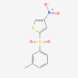 2-(3-Methylbenzene-1-sulfonyl)-4-nitrothiophene