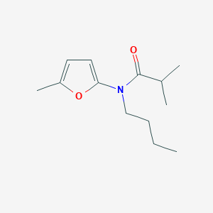 molecular formula C13H21NO2 B15457513 N-Butyl-2-methyl-N-(5-methylfuran-2-YL)propanamide CAS No. 62187-41-1