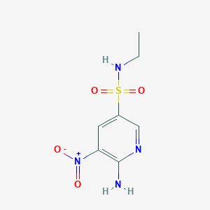 6-Amino-N-ethyl-5-nitropyridine-3-sulfonamide