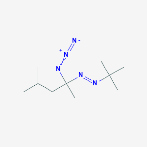 (E)-1-(2-Azido-4-methylpentan-2-yl)-2-tert-butyldiazene