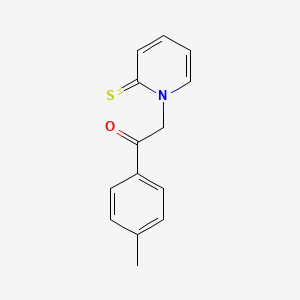 Ethanone, 1-(4-methylphenyl)-2-(2-thioxo-1(2H)-pyridinyl)-