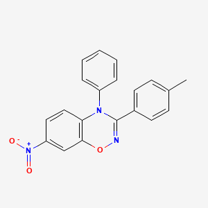 3-(4-Methylphenyl)-7-nitro-4-phenyl-4H-1,2,4-benzoxadiazine