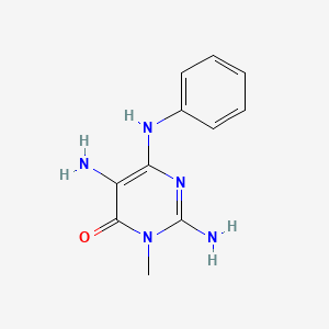 2,5-Diamino-6-anilino-3-methylpyrimidin-4(3H)-one